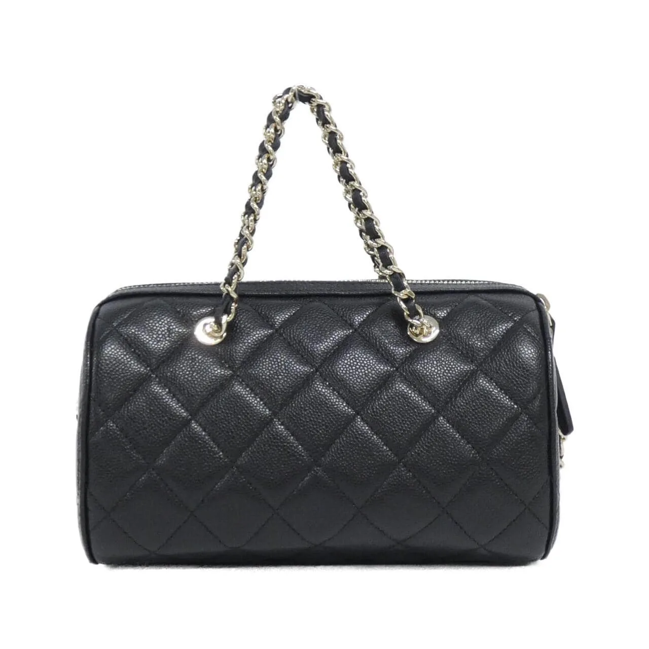 CHANEL Timeless Classic AP4474 Handbag Grained Calfskin Black Grained Calfskin Rank A - Thumbnail 2