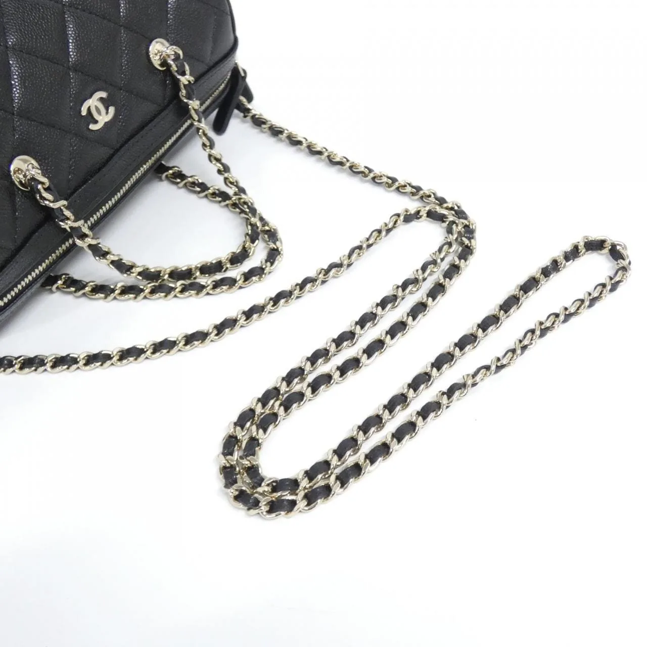 CHANEL Timeless Classic AP4474 Handbag Grained Calfskin Black Grained Calfskin Rank A - Thumbnail 5