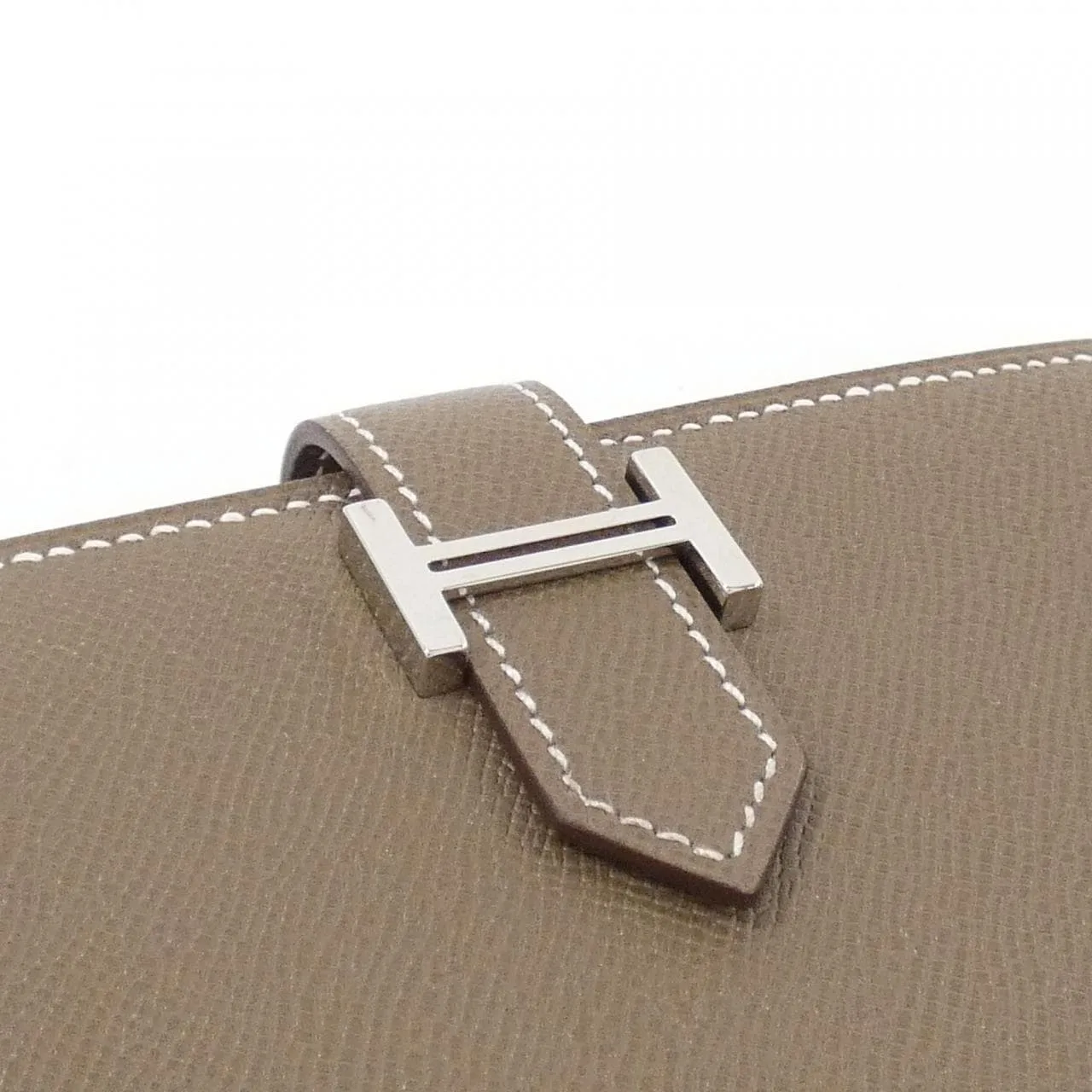 HERMES 084817CK Wallet Etoupe 中古品A - 縮圖 3