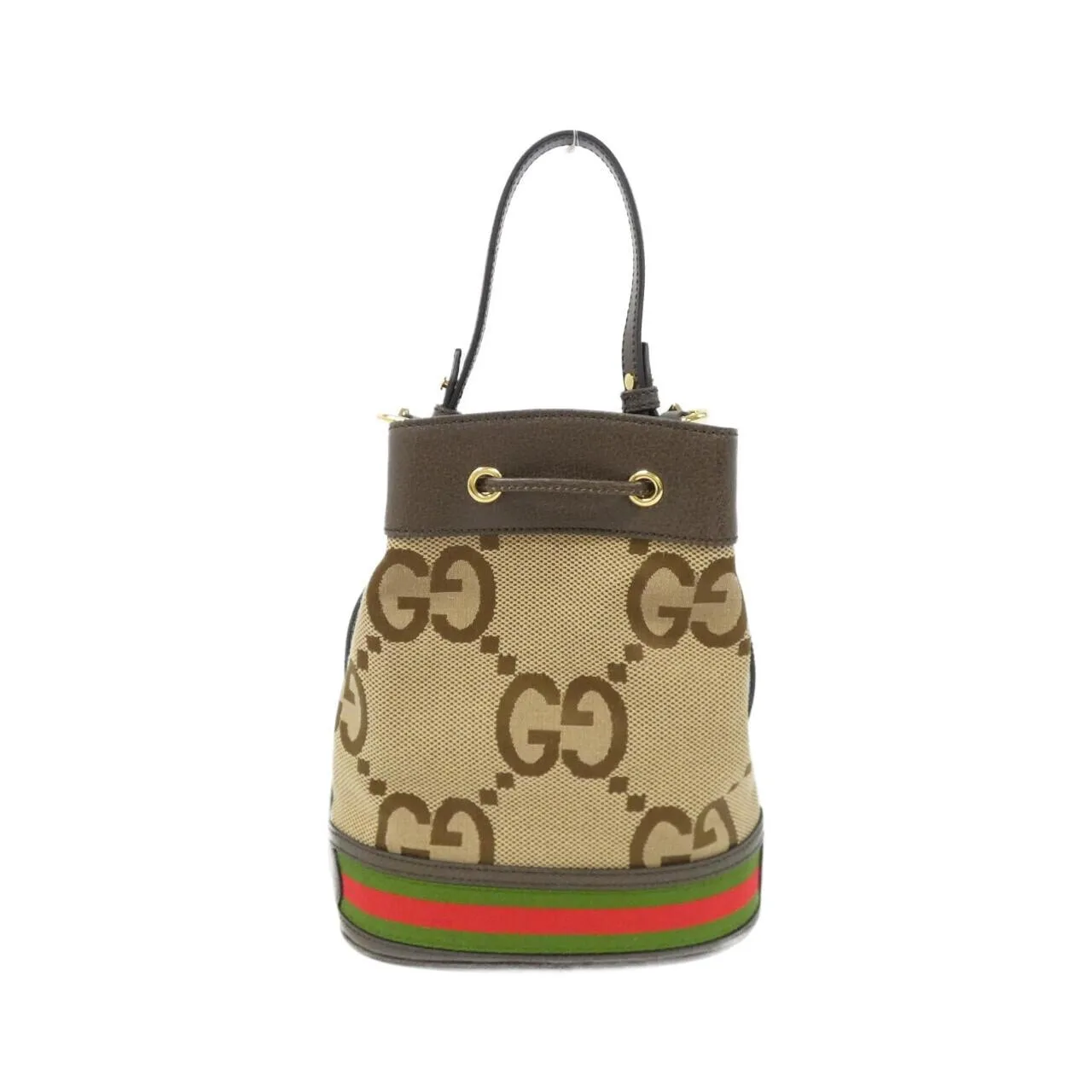 GUCCI Ophidia 550621 UKMJG Handbag Canvas 黑色 帆布 中古品A - 縮圖 2