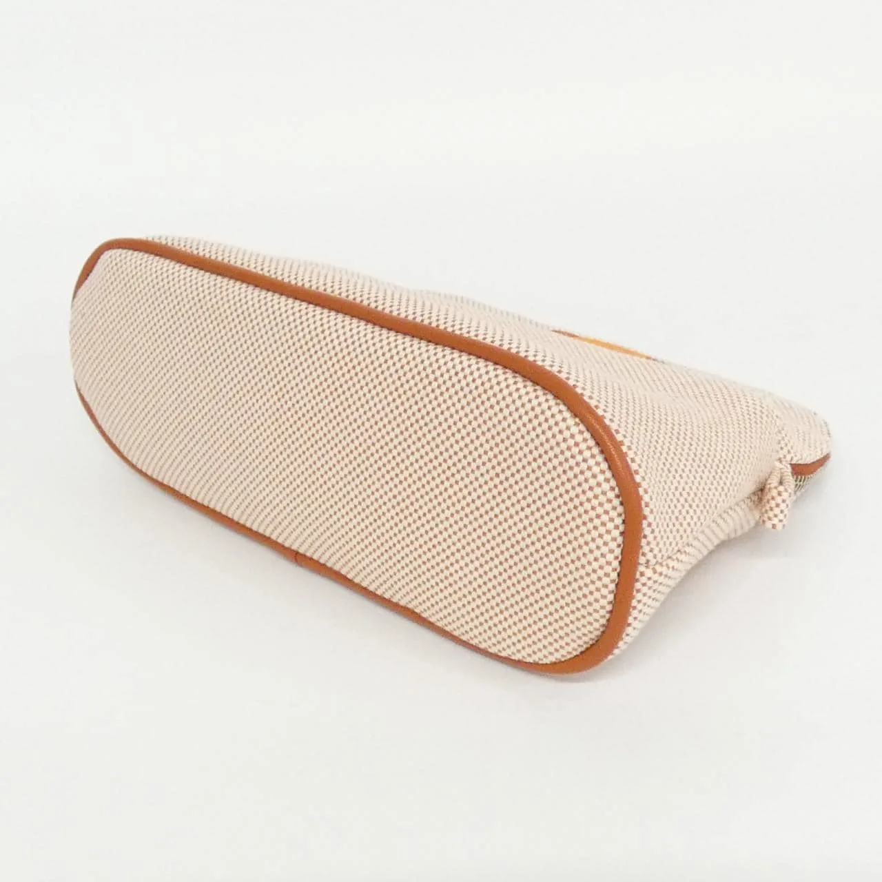 HERMES Bolide 103971M Pouch Canvas 橙色 帆布 中古品A - 縮圖 3