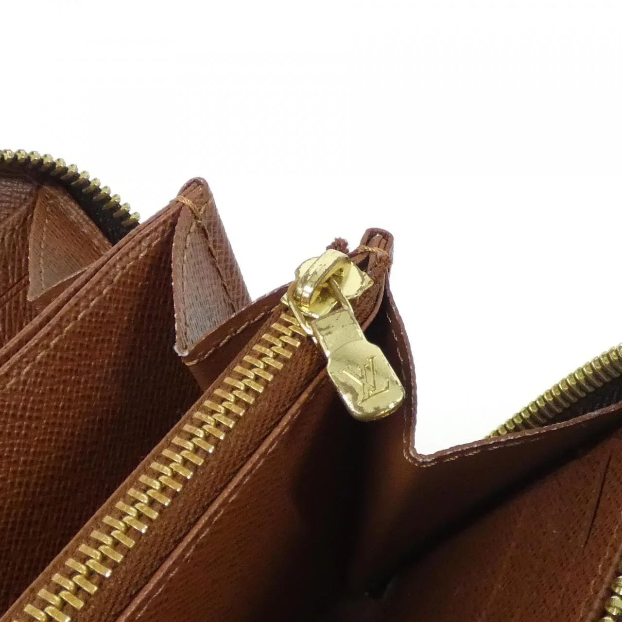 LOUIS VUITTON M42616 Wallet Monogram 黑色 Monogram 中古品A - 縮圖 9