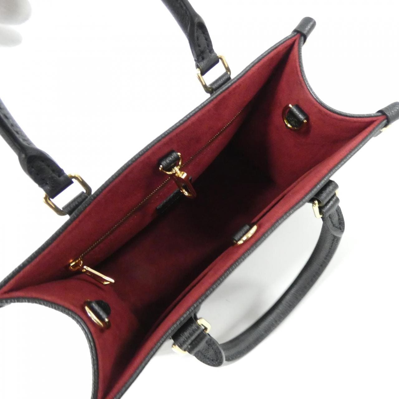 LOUIS VUITTON OnTheGo M45659 Handbag Monogram Black Monogram - Thumbnail 5