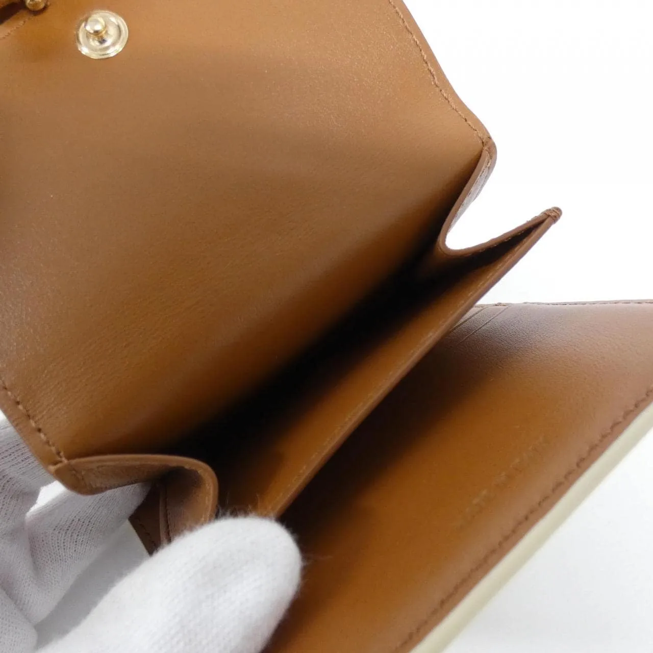 CELINE 10D782CQH Wallet Canvas 黑色 帆布 中古品A - 縮圖 5