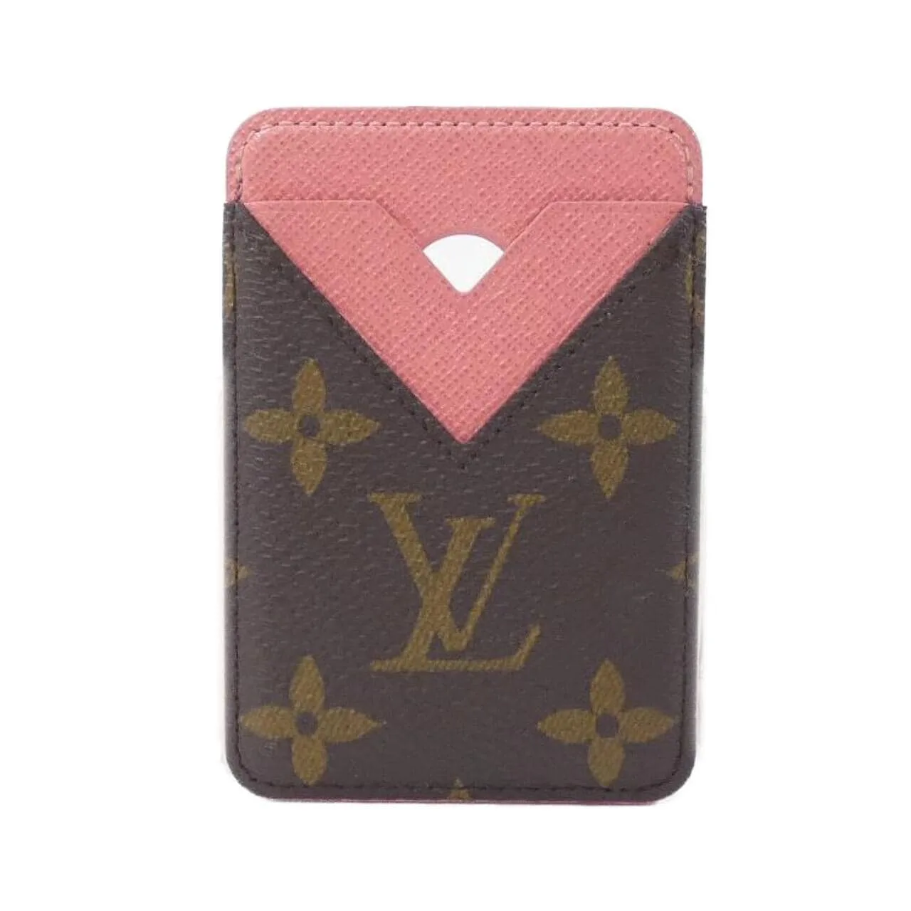 LOUIS VUITTON M25660 Card Case Monogram Pink
