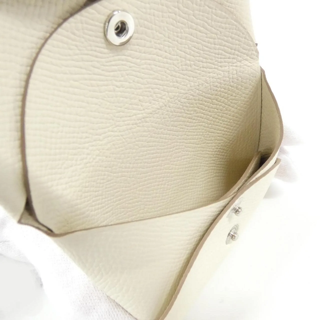 HERMES 083035CK Coin Case Epsom 黑色 Epsom 皮 中古品A - 縮圖 3