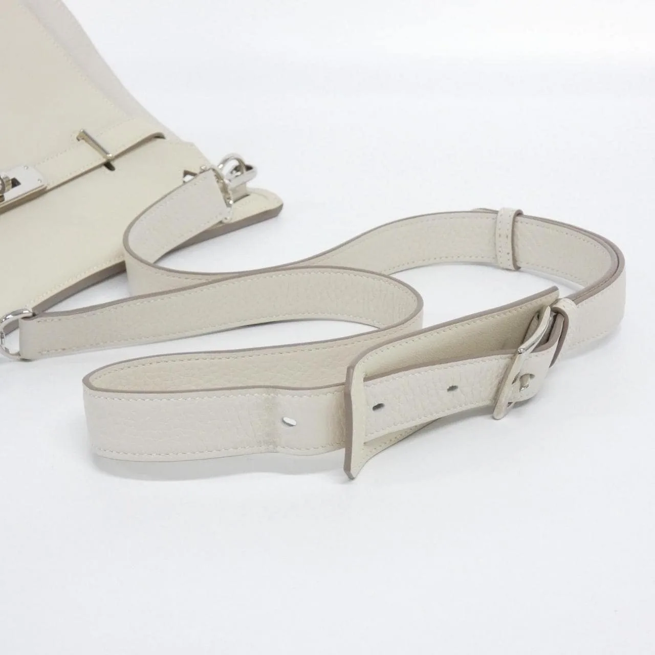 HERMES 068696CK Shoulder Clemence 黑色 Clemence 皮 中古品A - 縮圖 8