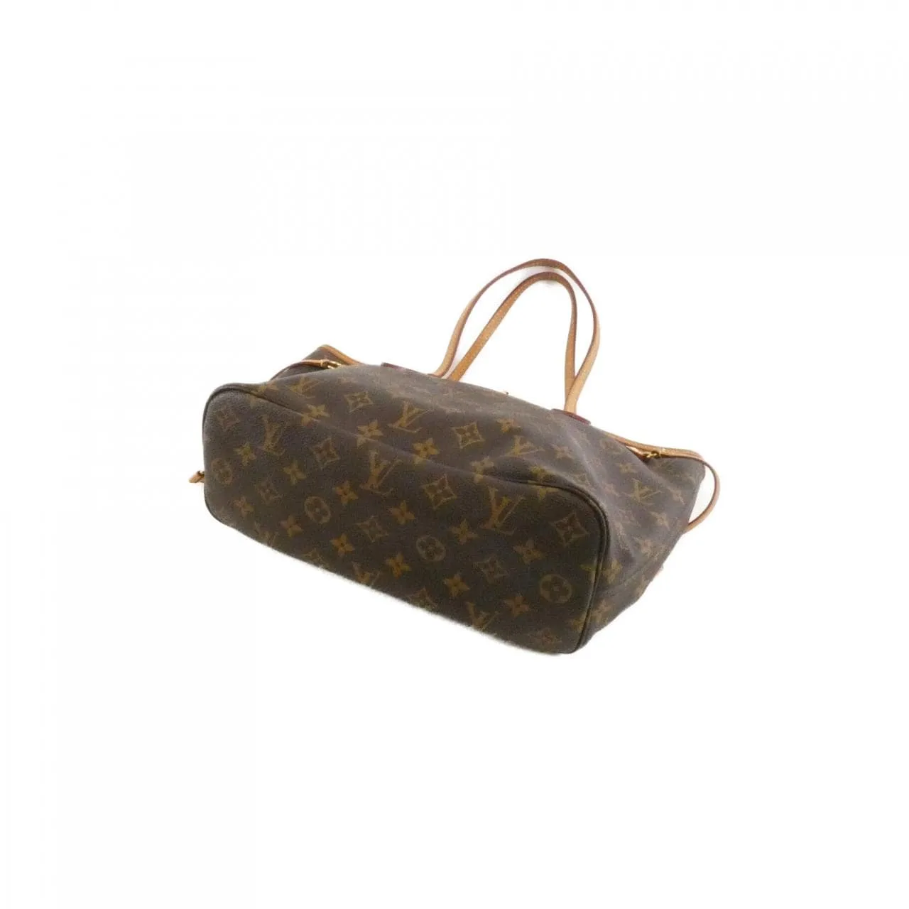 LOUIS VUITTON Neverfull M41001 Tote Monogram 黑色 Monogram 中古品B - 縮圖 2