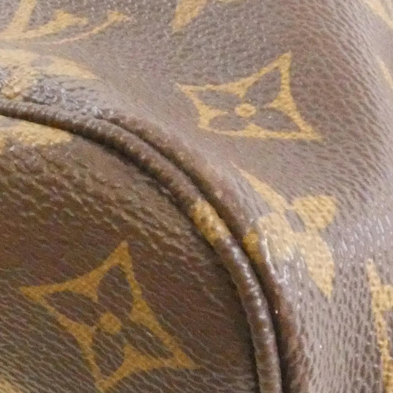 LOUIS VUITTON Neverfull M41001 Tote Monogram 黑色 Monogram 中古品B - 縮圖 3