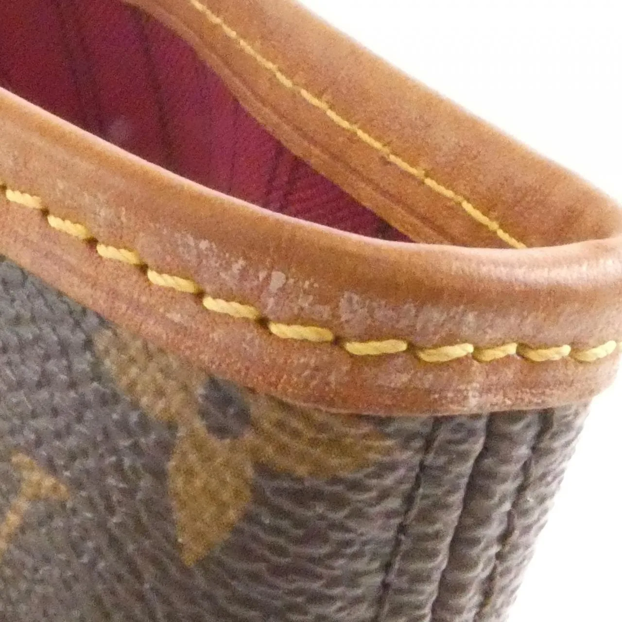 LOUIS VUITTON Neverfull M41001 Tote Monogram 黑色 Monogram 中古品B - 縮圖 4