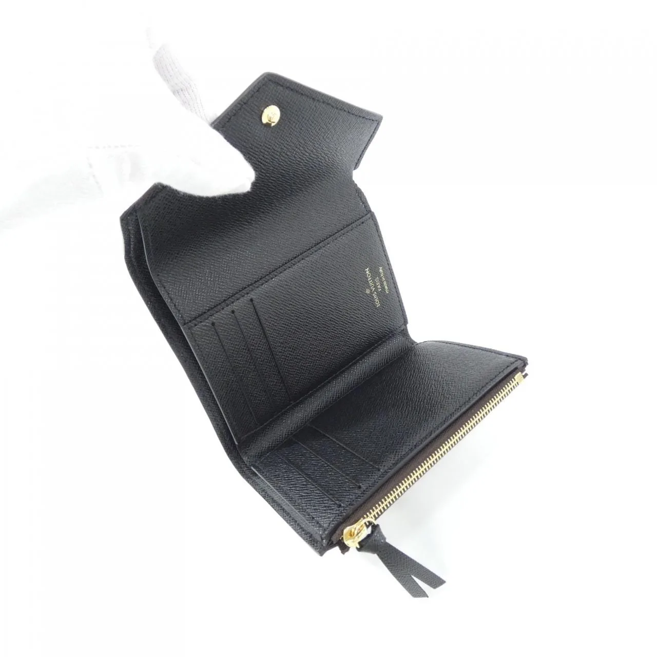 LOUIS VUITTON M81557 Wallet Monogram Black Monogram Rank A - Thumbnail 5