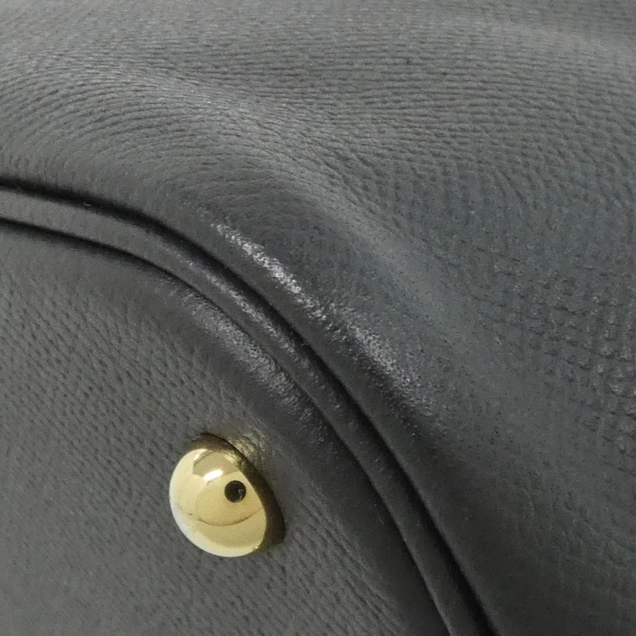 HERMES Bolide 082798CC Handbag Epsom 黑色 Epsom 皮 中古品A - 縮圖 2