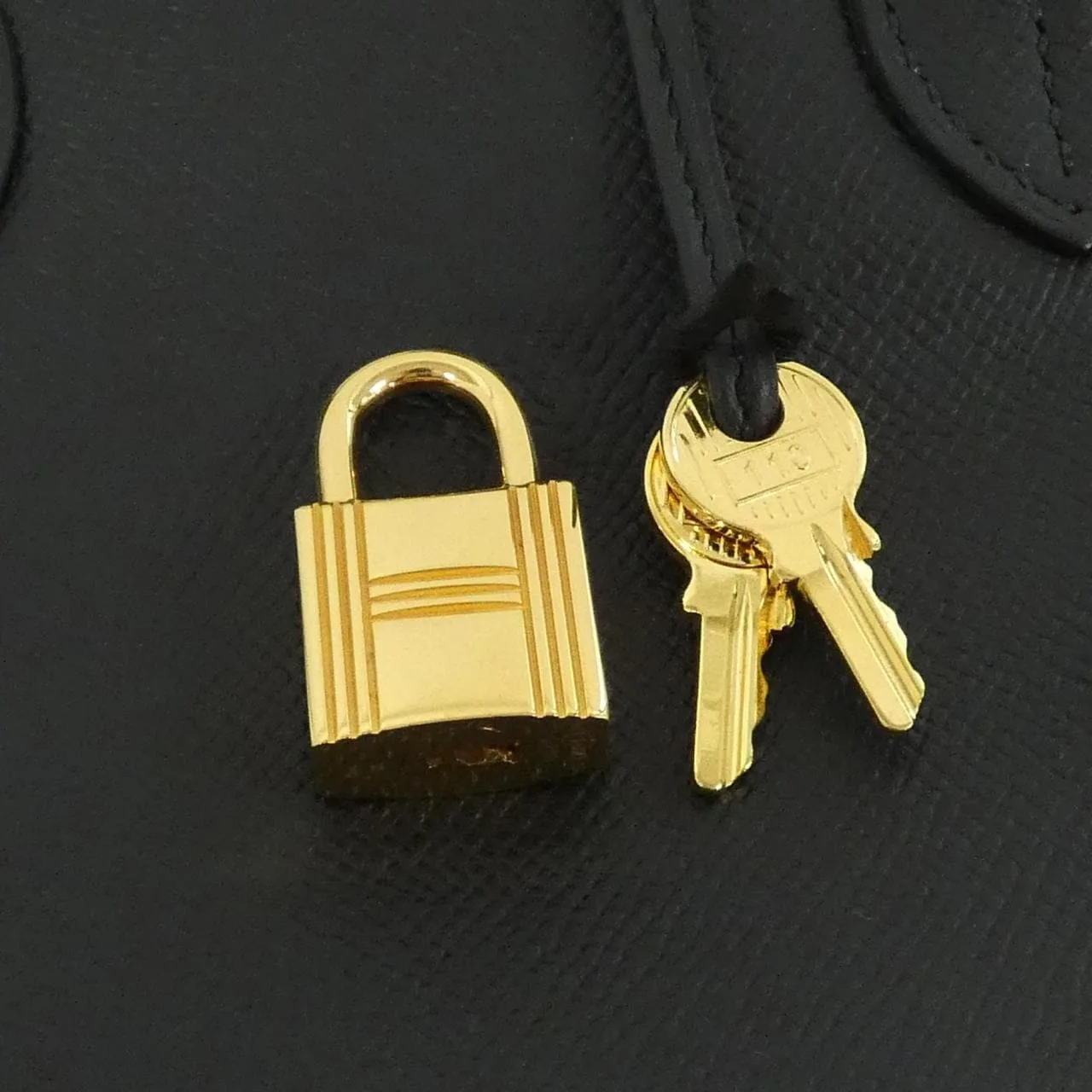 HERMES Bolide 082798CC Handbag Epsom 黑色 Epsom 皮 中古品A - 縮圖 3