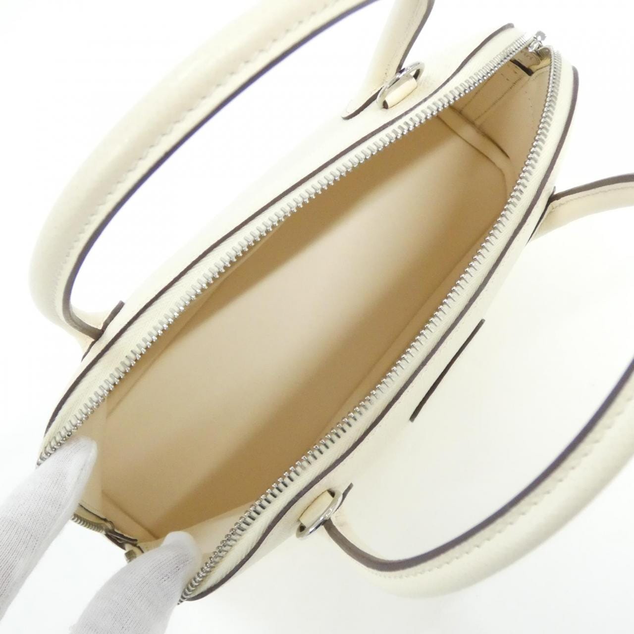 HERMES 041693CK Handbag Epsom Black Epsom Leather - Thumbnail 8