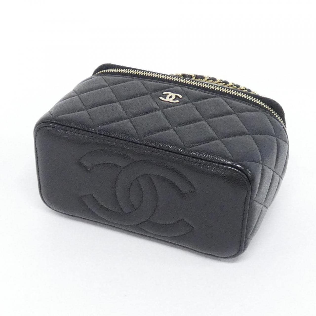 CHANEL Timeless Classic AP1341 Shoulder Grained Calfskin Black Grained Calfskin - Thumbnail 3
