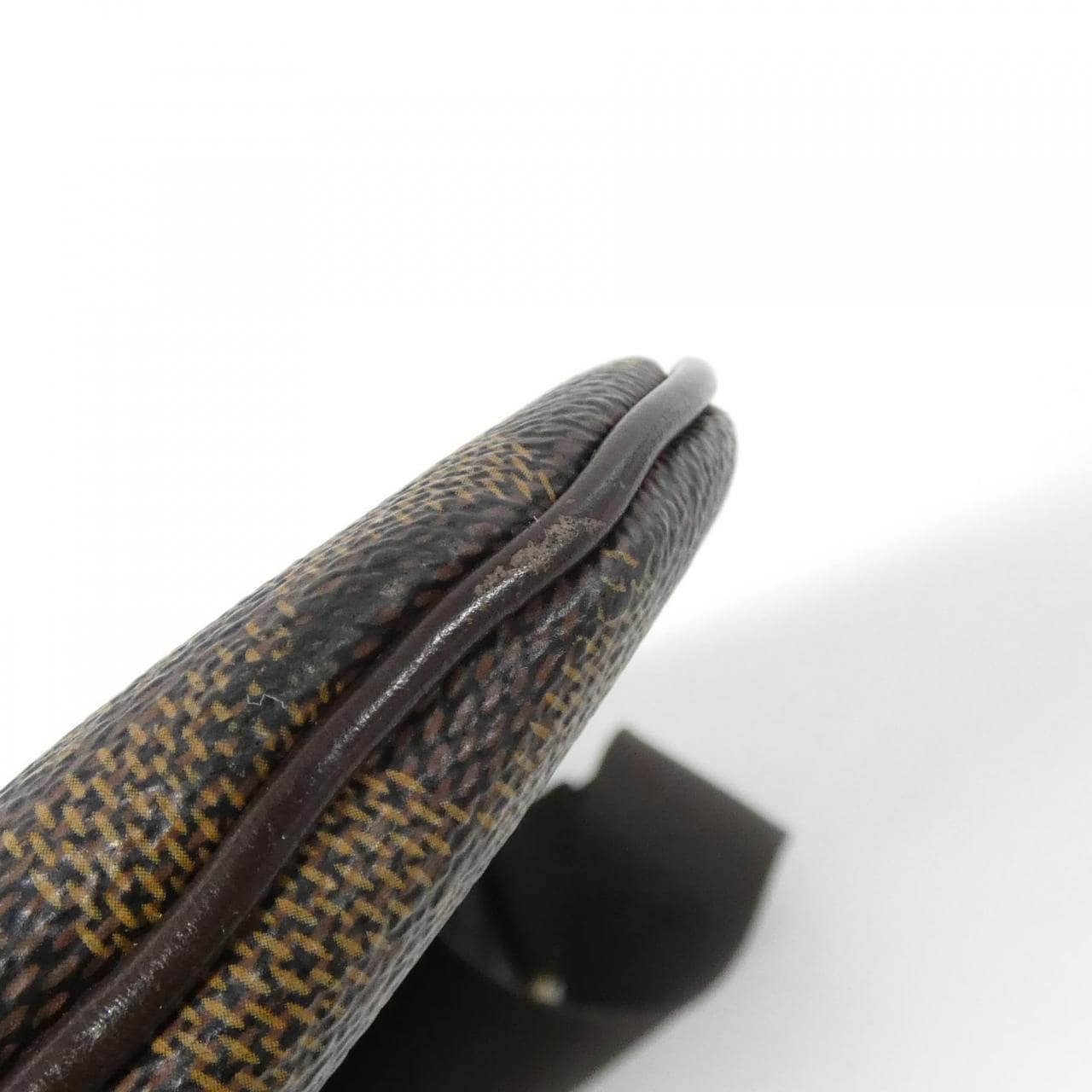 LOUIS VUITTON Pochette N51111 Shoulder Damier 黑色 Damier 中古品A - 縮圖 3