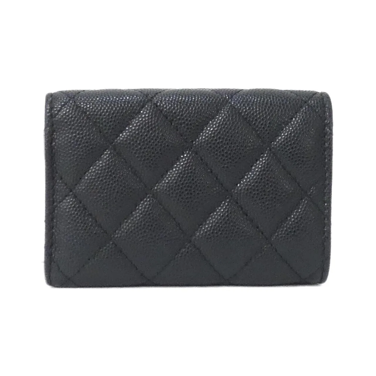 CHANEL Timeless Classic AP0230 Wallet Grained Calfskin Black Grained Calfskin Rank B - Thumbnail 2