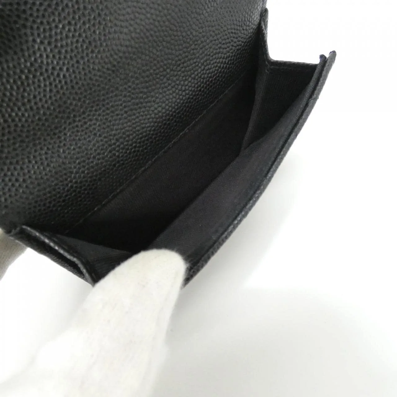 CHANEL Timeless Classic AP0230 Wallet Grained Calfskin Black Grained Calfskin Rank B - Thumbnail 9