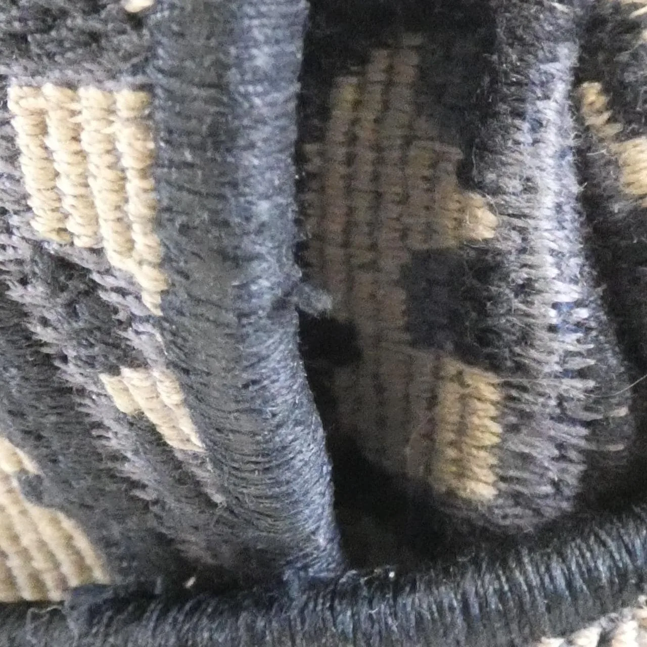 DIOR Saddle M0446CRIW Shoulder Canvas 黑色 帆布 中古品A - 縮圖 5