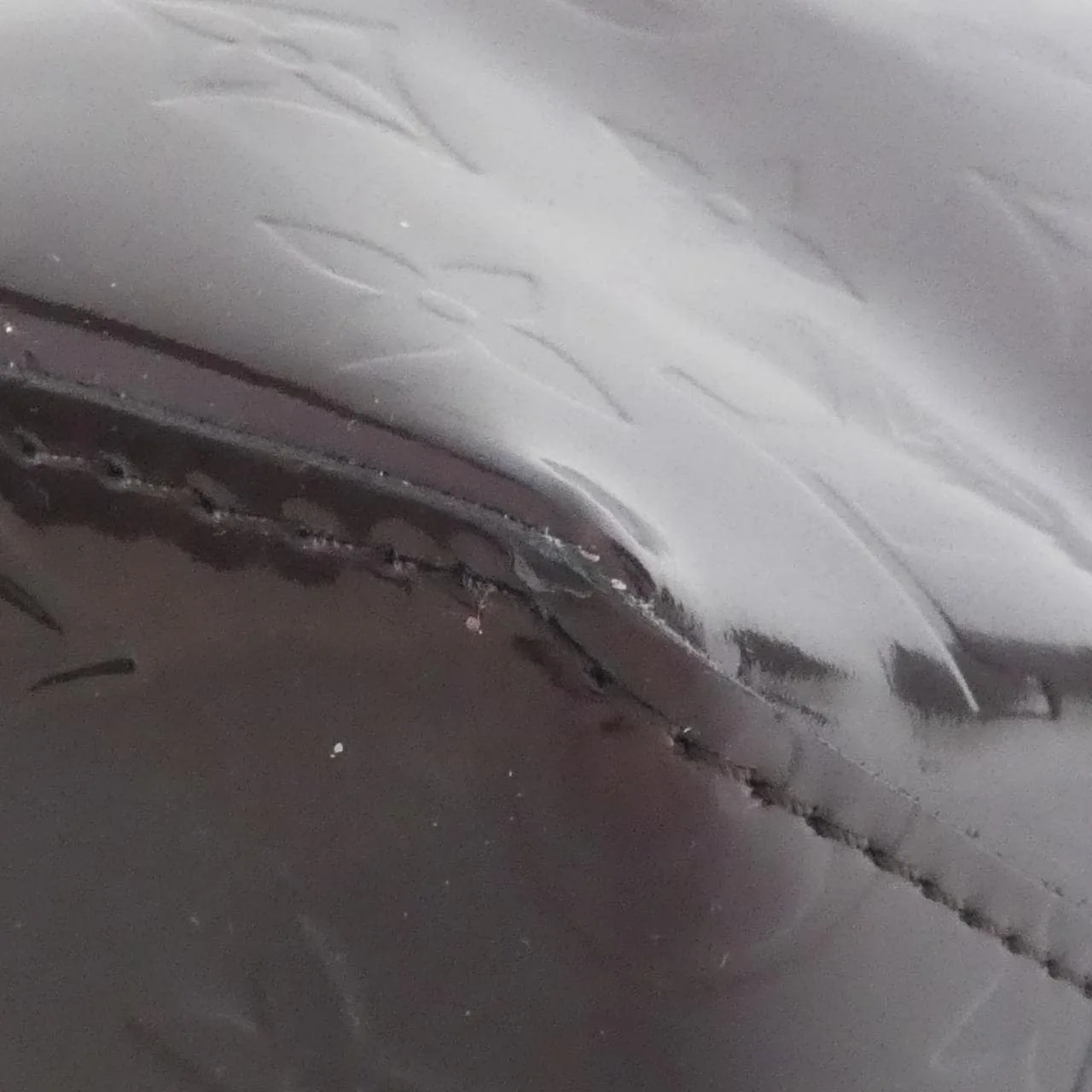 LOUIS VUITTON M91993 Handbag Vernis Black Vernis Rank B - Thumbnail 3