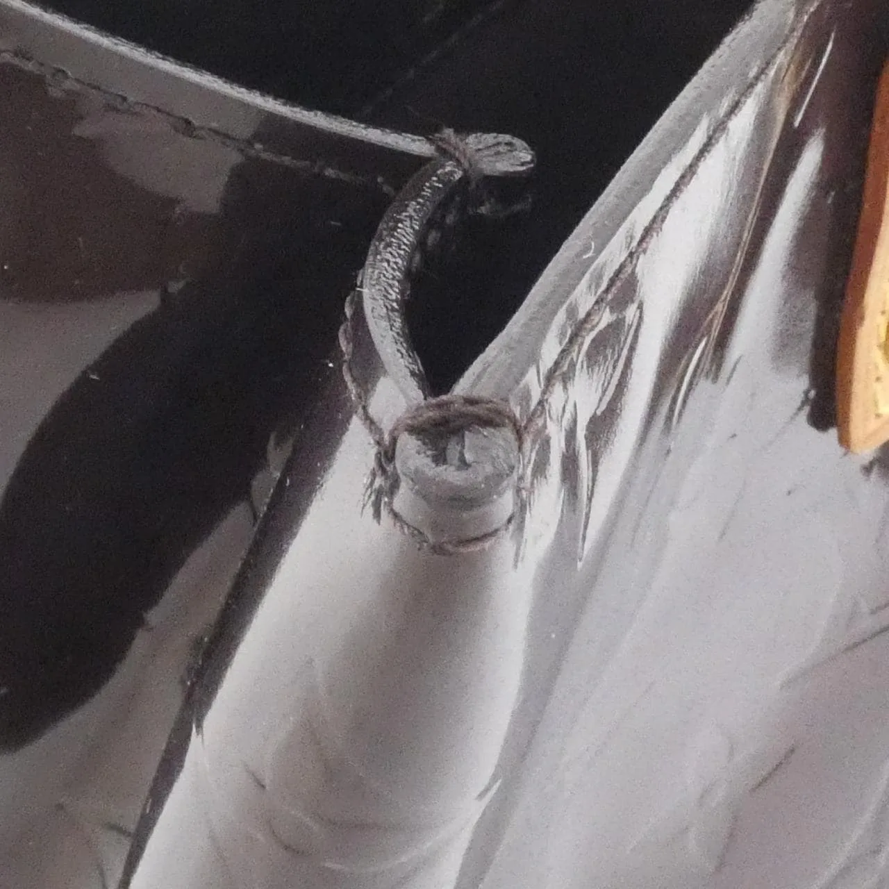 LOUIS VUITTON M91993 Handbag Vernis Black Vernis Rank B - Thumbnail 4