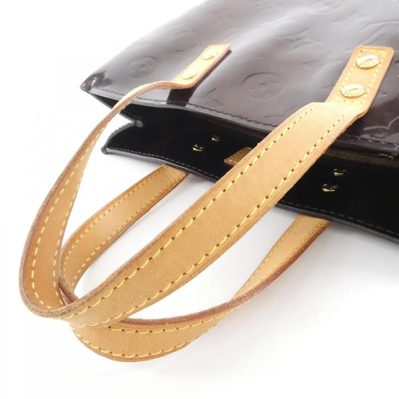 LOUIS VUITTON M91993 Handbag Vernis Black Vernis Rank B - Thumbnail 5