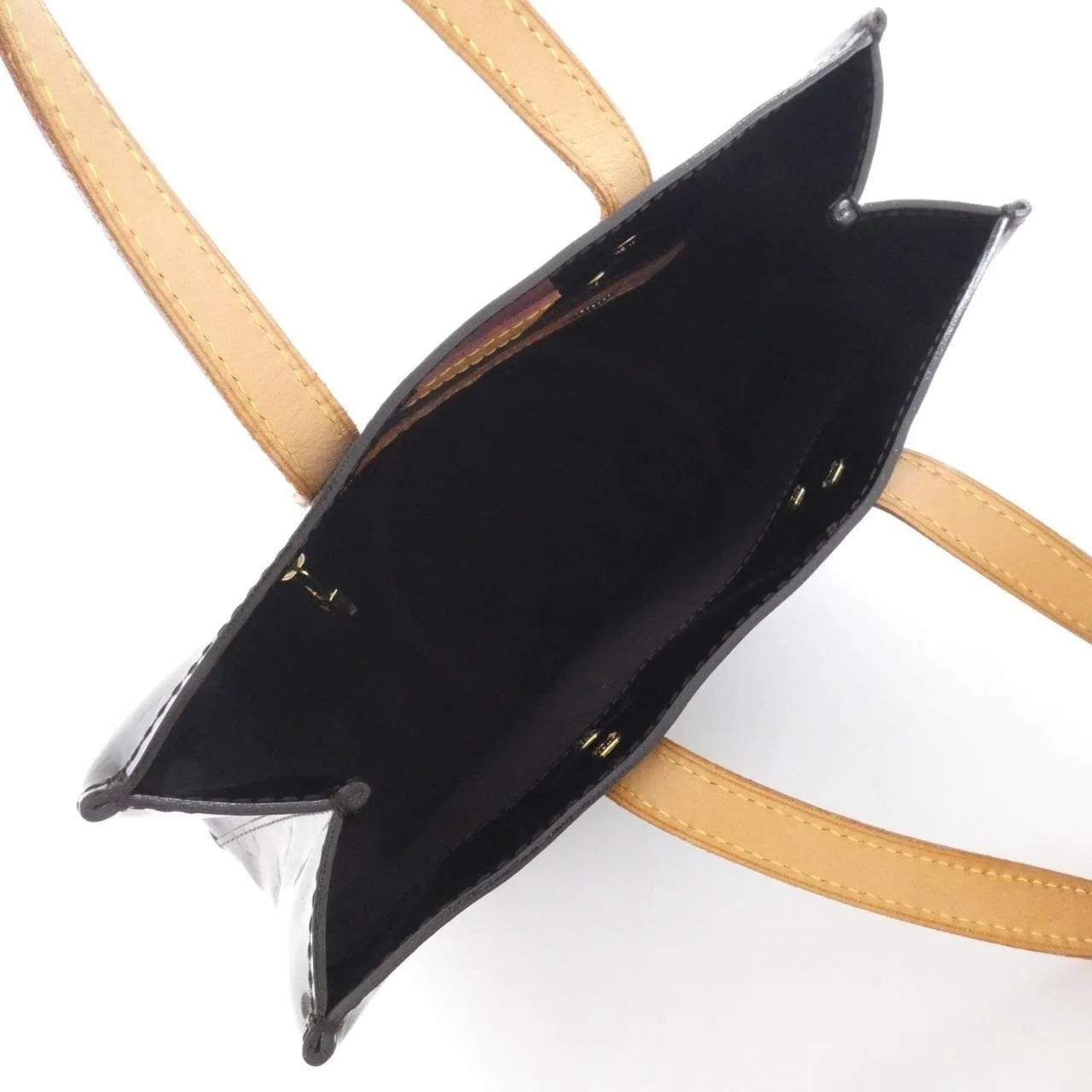 LOUIS VUITTON M91993 Handbag Vernis Black Vernis Rank B - Thumbnail 7