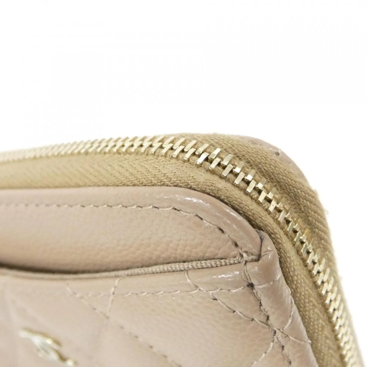 CHANEL Timeless Classic AP3179 Card Case Grained Calfskin Beige Grained Calfskin Rank A - Thumbnail 5