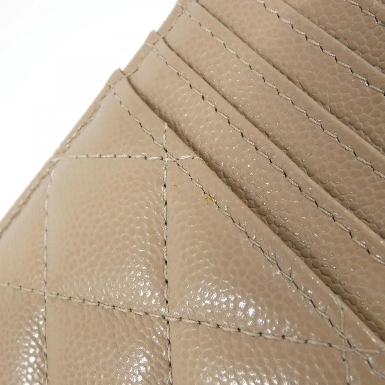 CHANEL Timeless Classic AP3179 Card Case Grained Calfskin Beige Grained Calfskin Rank A - Thumbnail 7