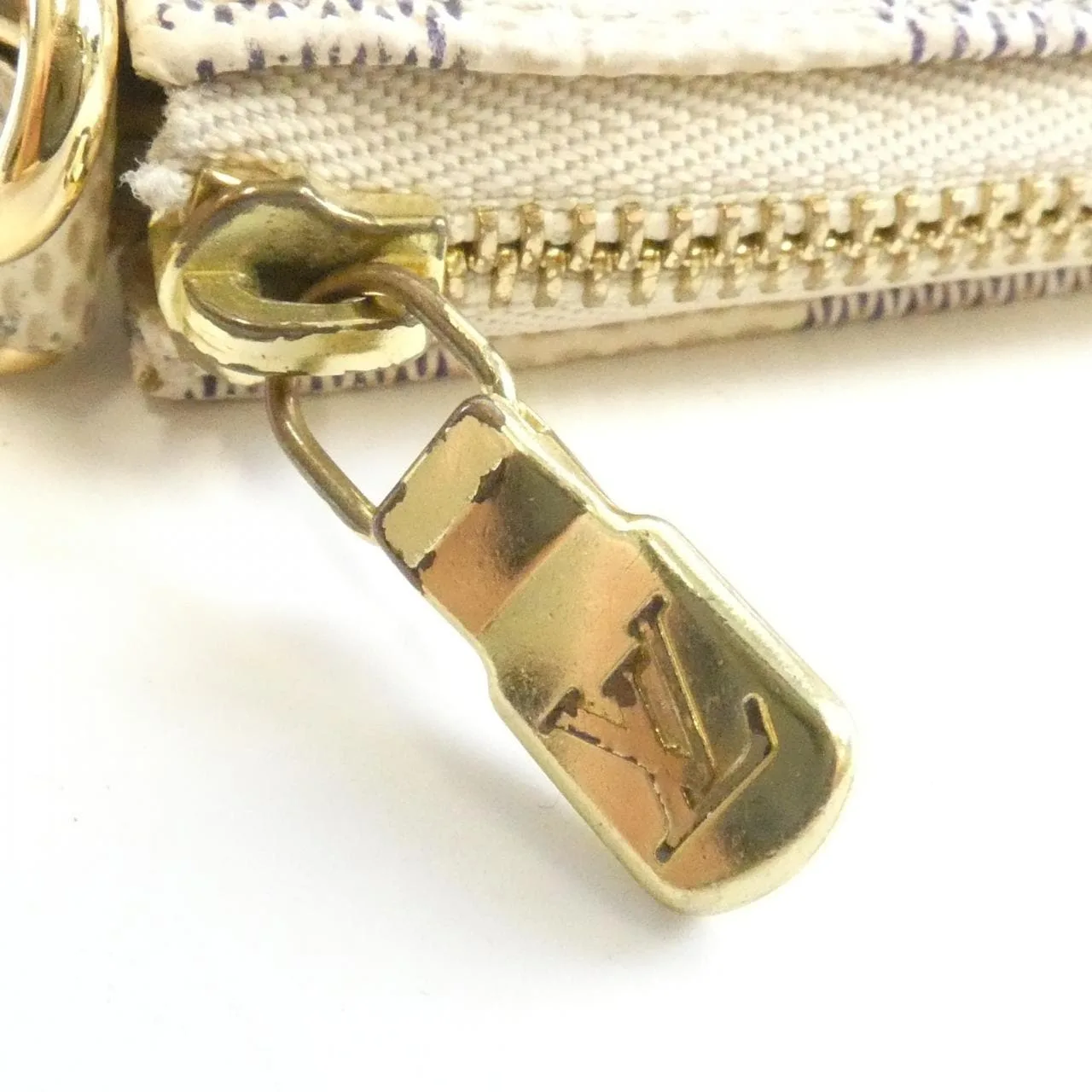 LOUIS VUITTON Pochette N58010 Pochette Damier 黑色 Damier 中古品B - 縮圖 4