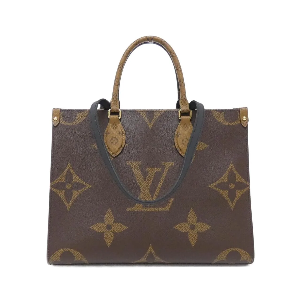 LOUIS VUITTON OnTheGo M45321 Handbag Monogram Black