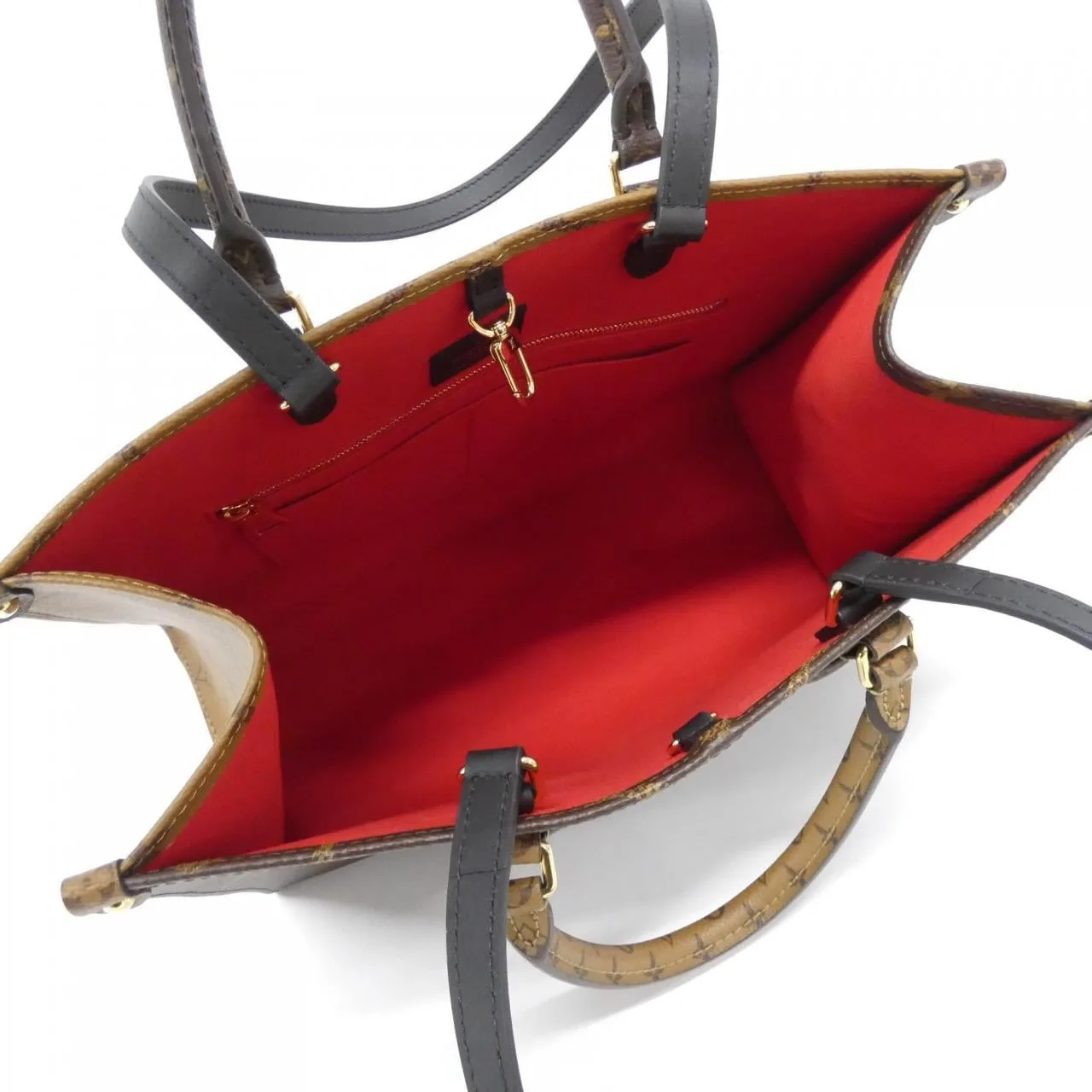 LOUIS VUITTON OnTheGo M45321 Handbag Monogram Black Monogram Rank A - Thumbnail 8