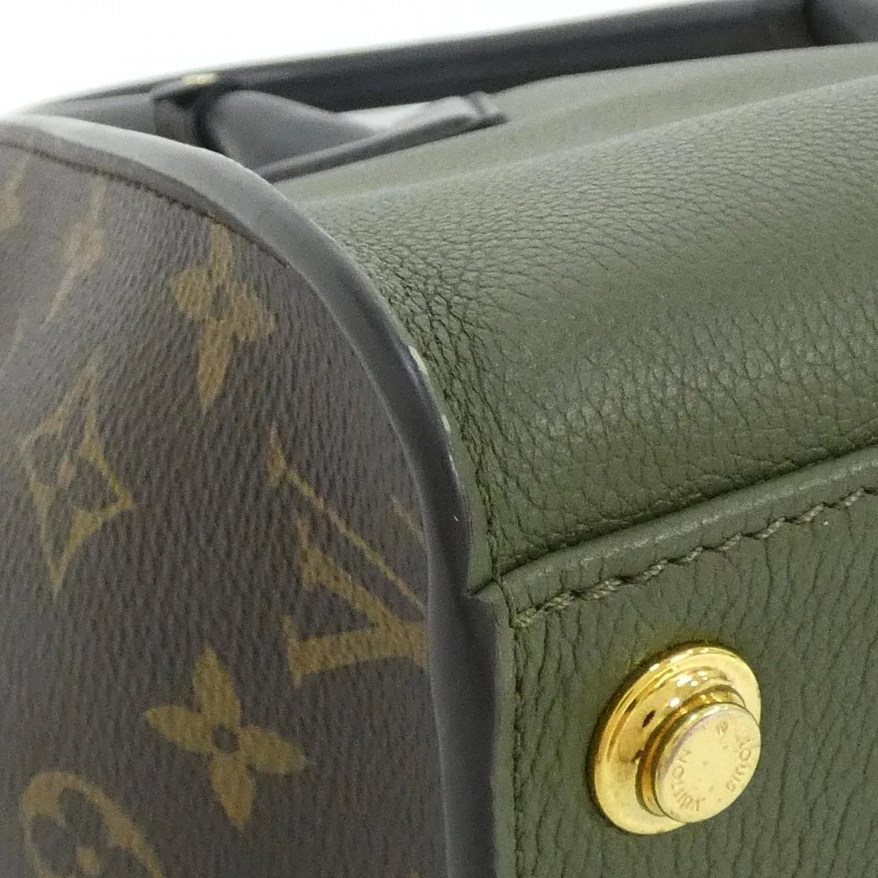 LOUIS VUITTON M55302 Handbag Canvas 黑色 帆布 中古品A - 縮圖 3