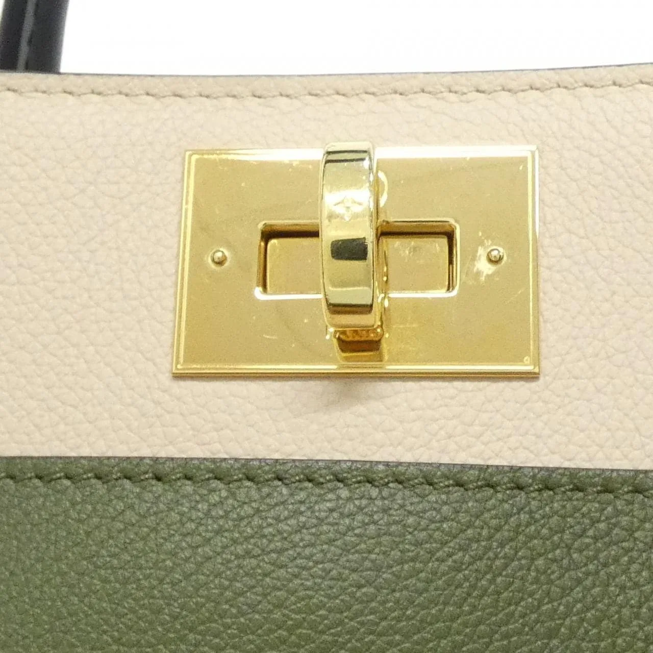 LOUIS VUITTON M55302 Handbag Canvas 黑色 帆布 中古品A - 縮圖 5