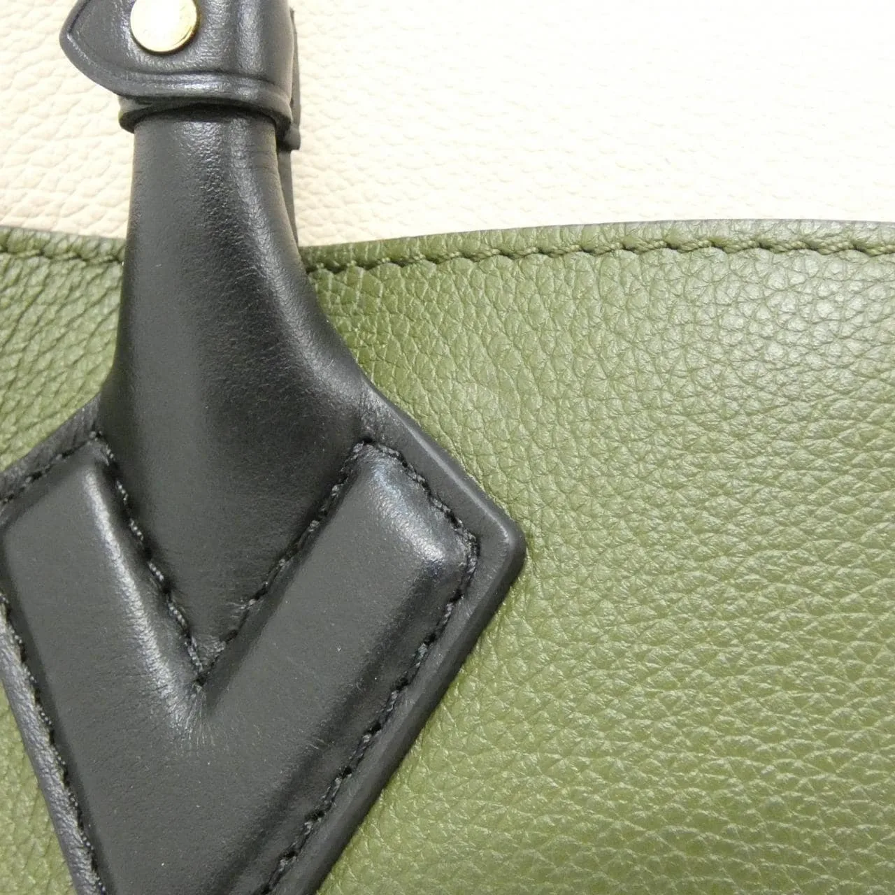 LOUIS VUITTON M55302 Handbag Canvas 黑色 帆布 中古品A - 縮圖 6