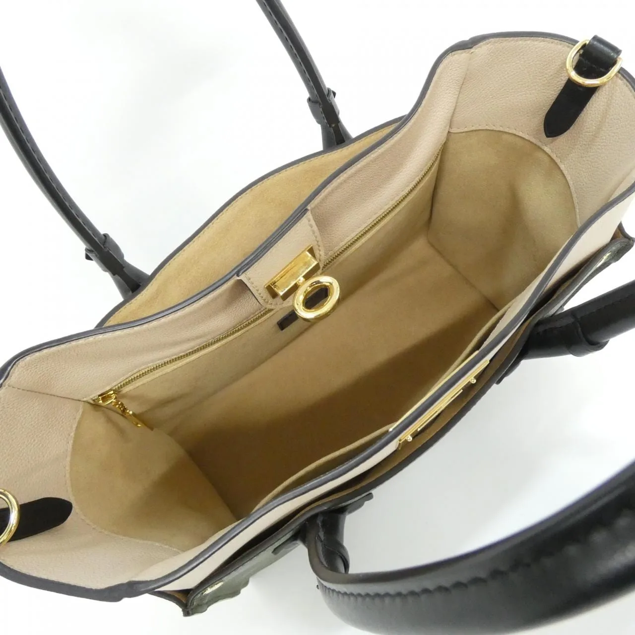 LOUIS VUITTON M55302 Handbag Canvas 黑色 帆布 中古品A - 縮圖 9