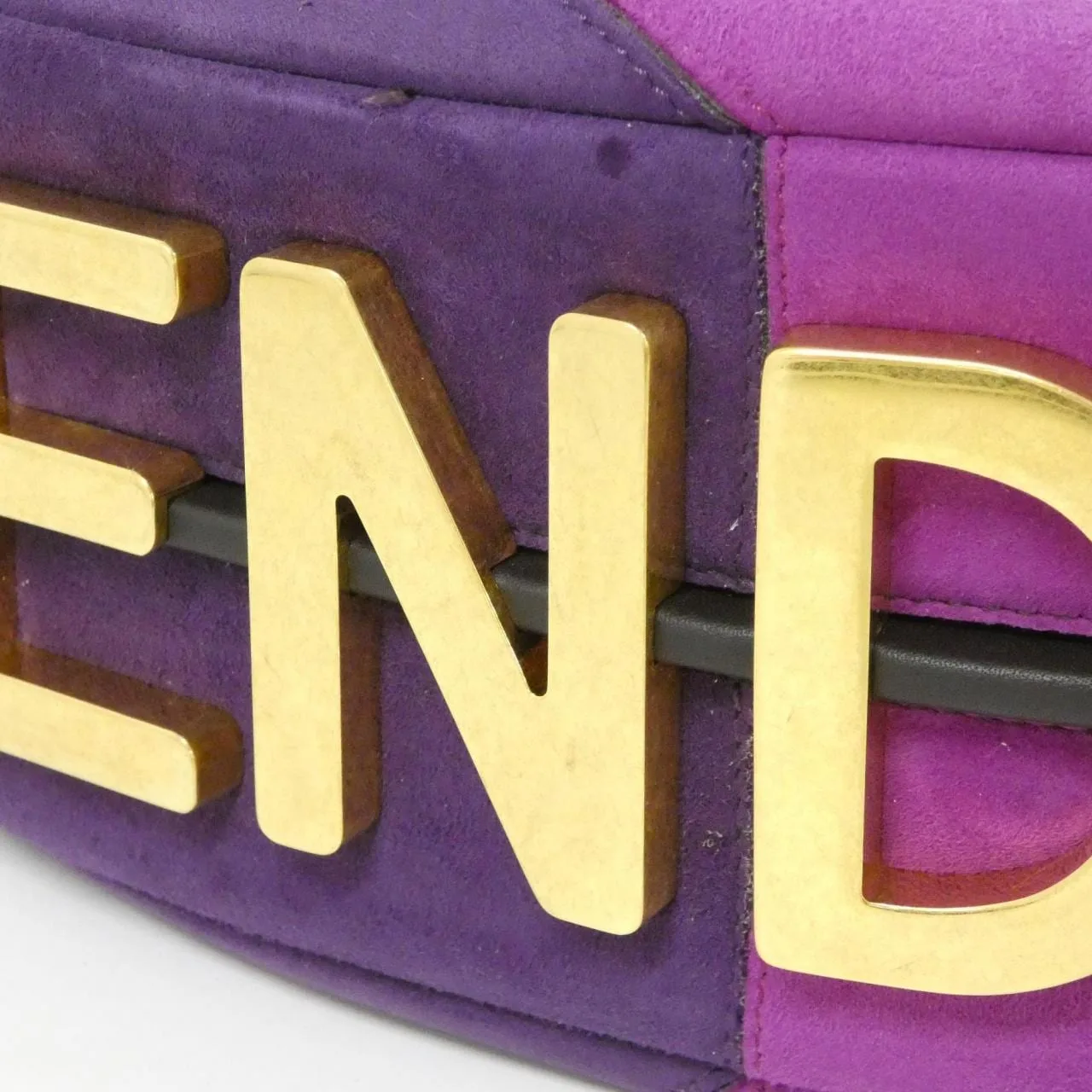 FENDI Baguette 8BR798 AJSR Shoulder Leather Black Leather Rank A - Thumbnail 2