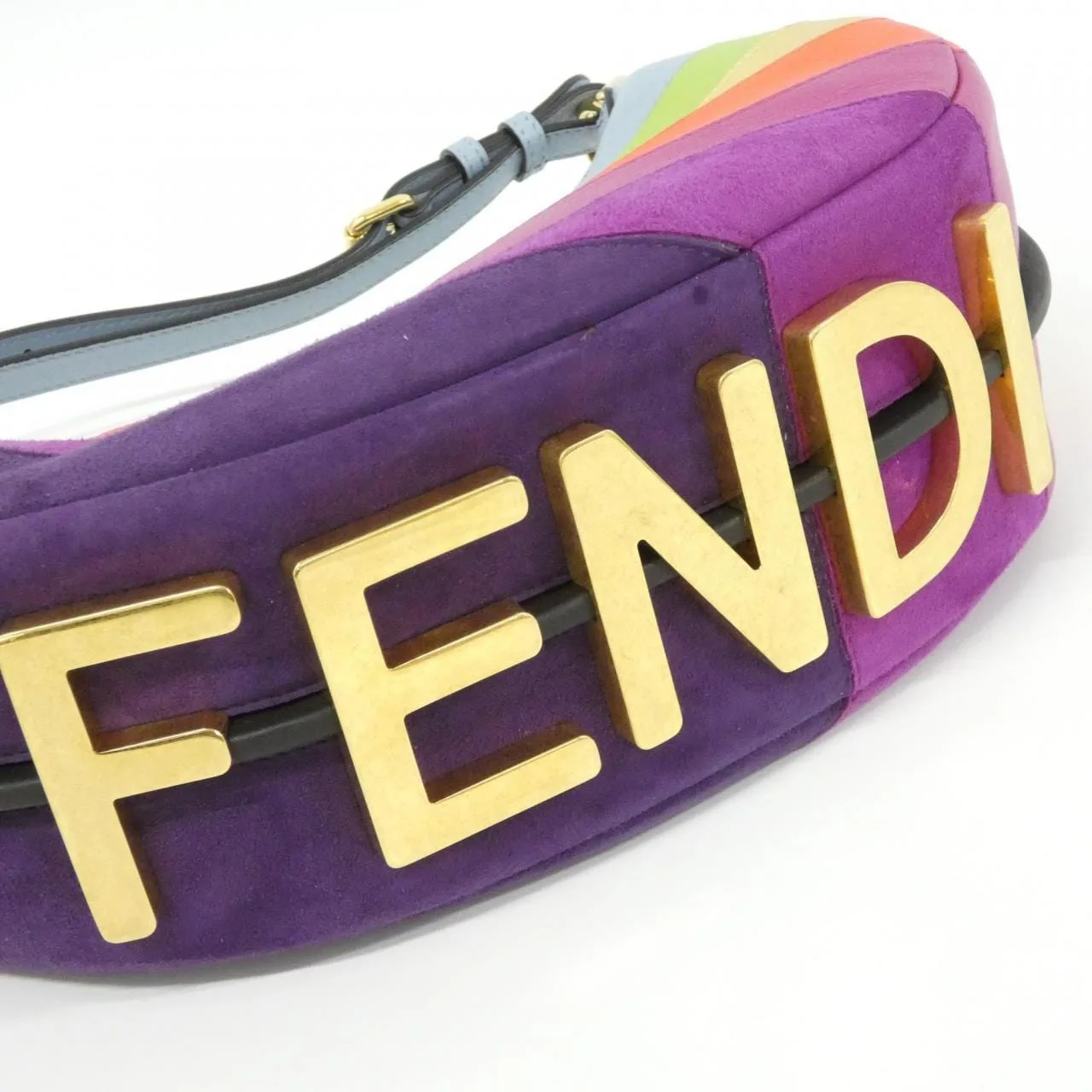 FENDI Baguette 8BR798 AJSR Shoulder Leather Black Leather Rank A - Thumbnail 3