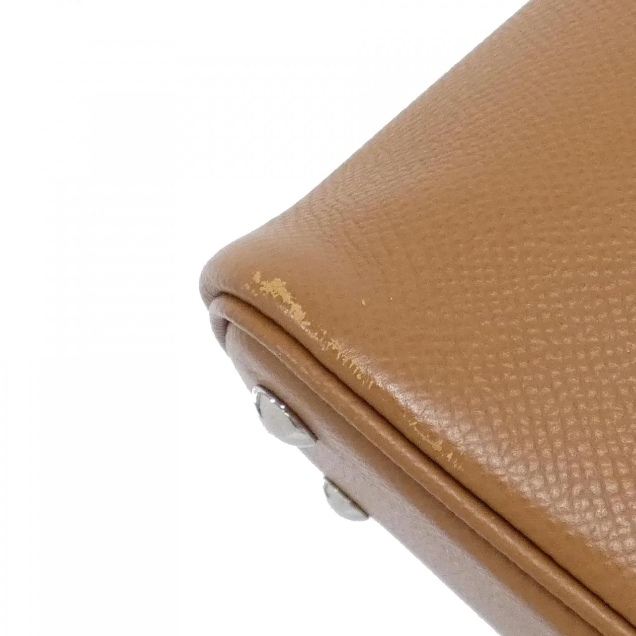 HERMES Bolide 041693CK Handbag Epsom Gold Epsom Leather Rank B - Thumbnail 3