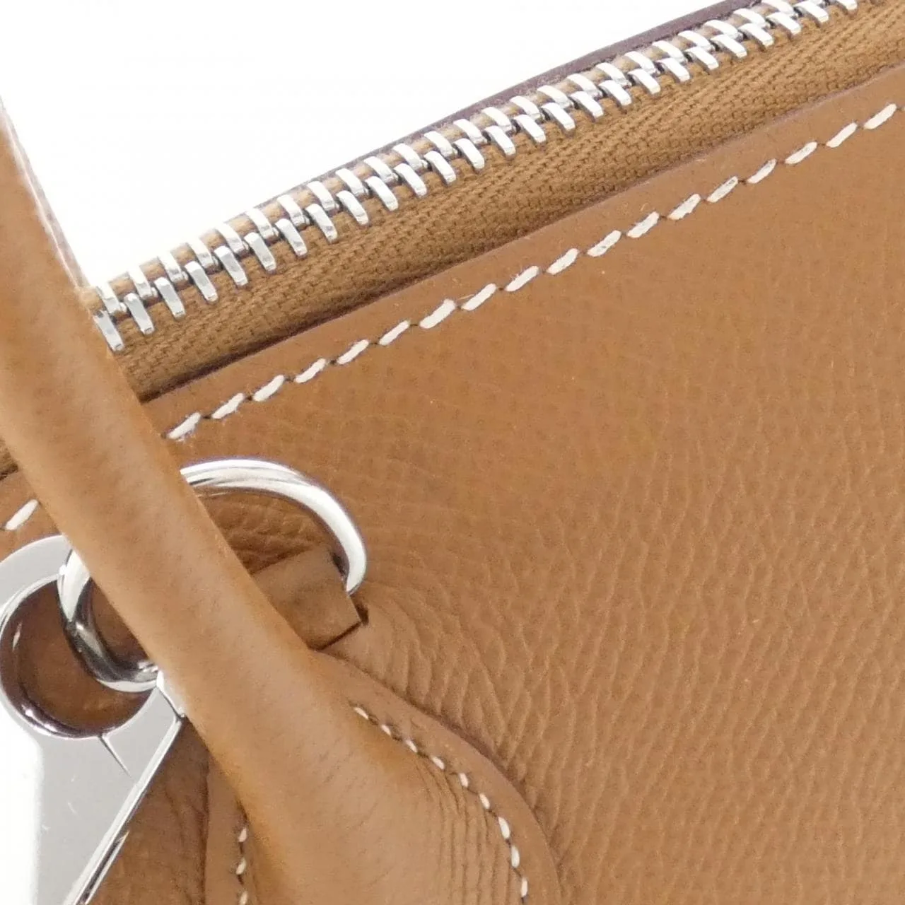 HERMES Bolide 041693CK Handbag Epsom Gold Epsom Leather Rank B - Thumbnail 6