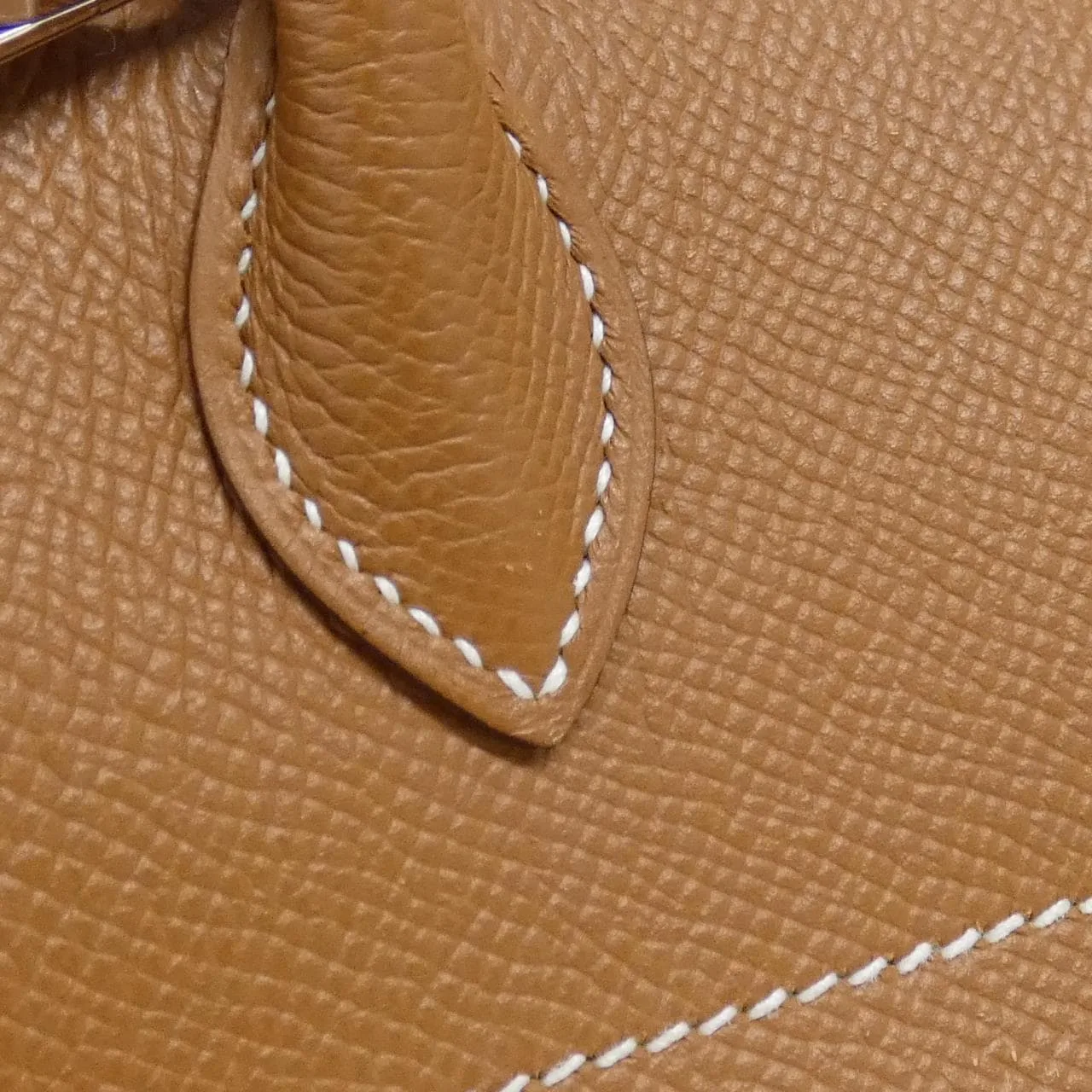 HERMES Bolide 041693CK Handbag Epsom Gold Epsom Leather Rank B - Thumbnail 7