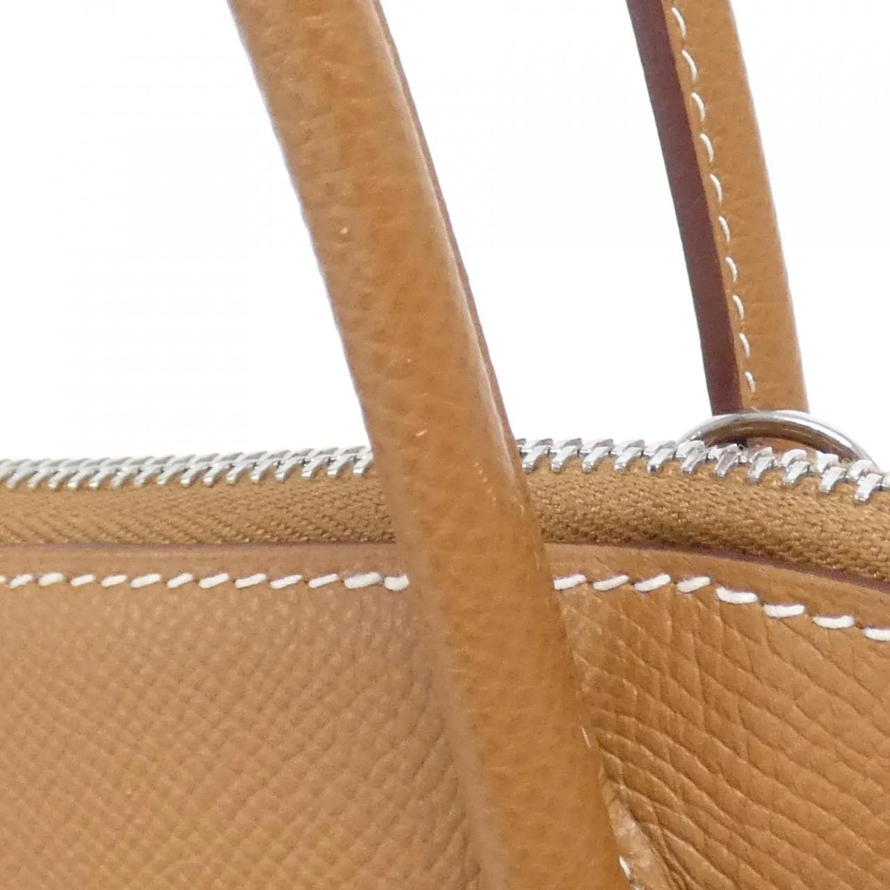 HERMES Bolide 041693CK Handbag Epsom Gold Epsom Leather Rank B - Thumbnail 8