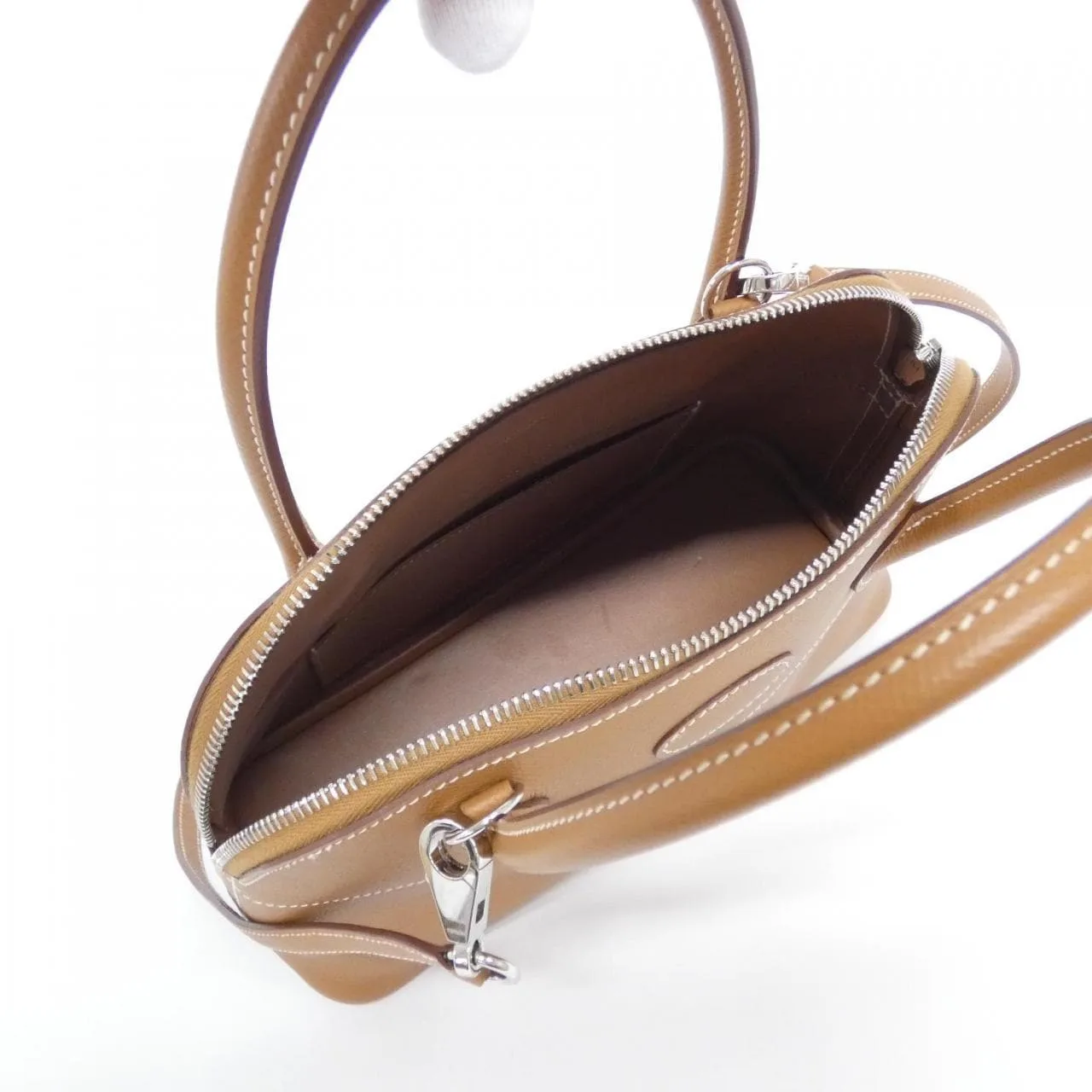 HERMES Bolide 041693CK Handbag Epsom Gold Epsom Leather Rank B - Thumbnail 9