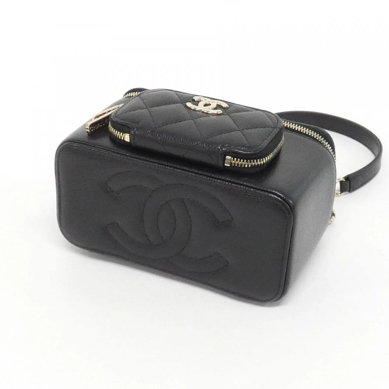 CHANEL Timeless Classic AP2912 Shoulder Grained Calfskin Black Grained Calfskin Rank A - Thumbnail 3
