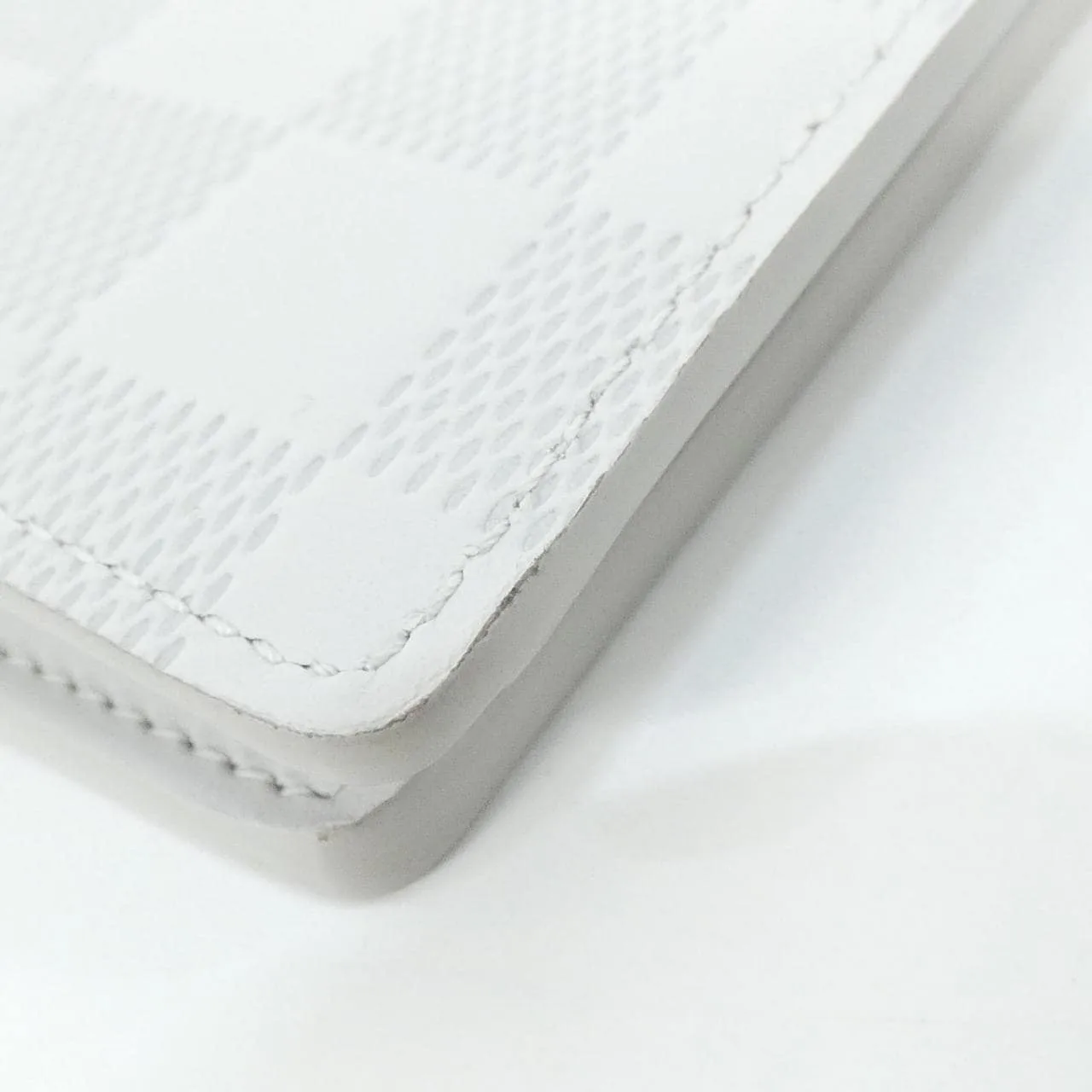 LOUIS VUITTON N60335 Wallet Damier 黑色 Damier 中古品A - 縮圖 3