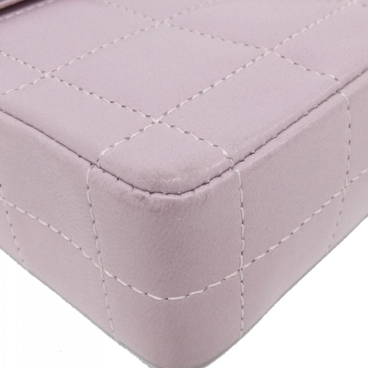 CHANEL 15316 Shoulder Lambskin 紫色 羊皮 中古品A - 縮圖 3