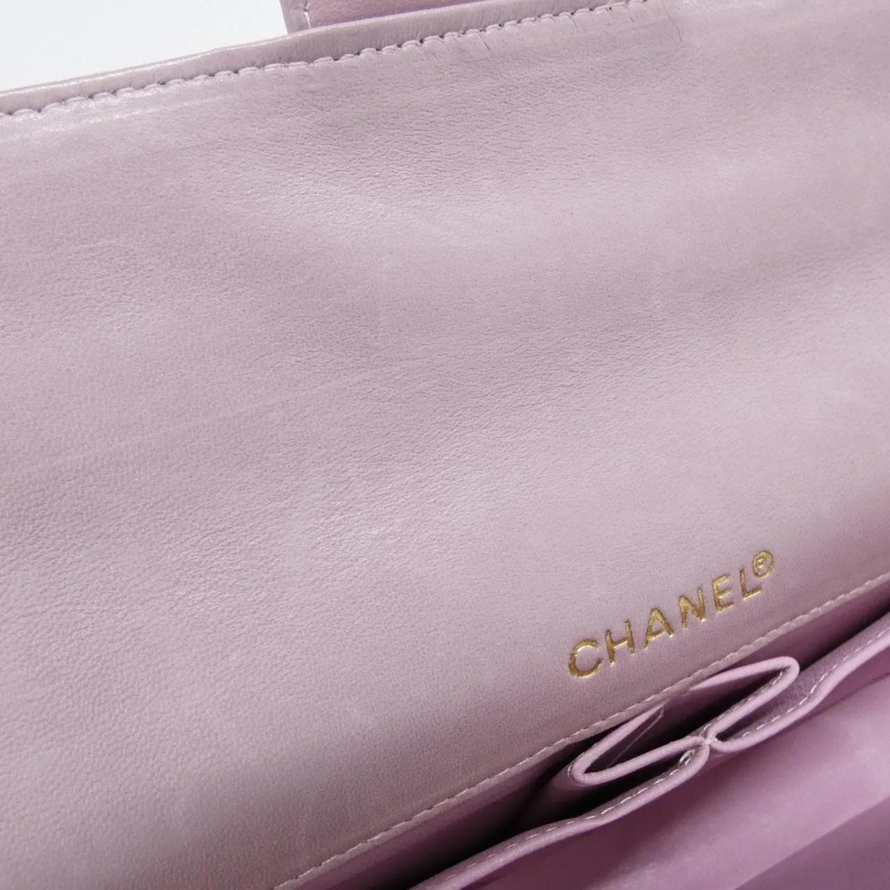 CHANEL 15316 Shoulder Lambskin 紫色 羊皮 中古品A - 縮圖 8