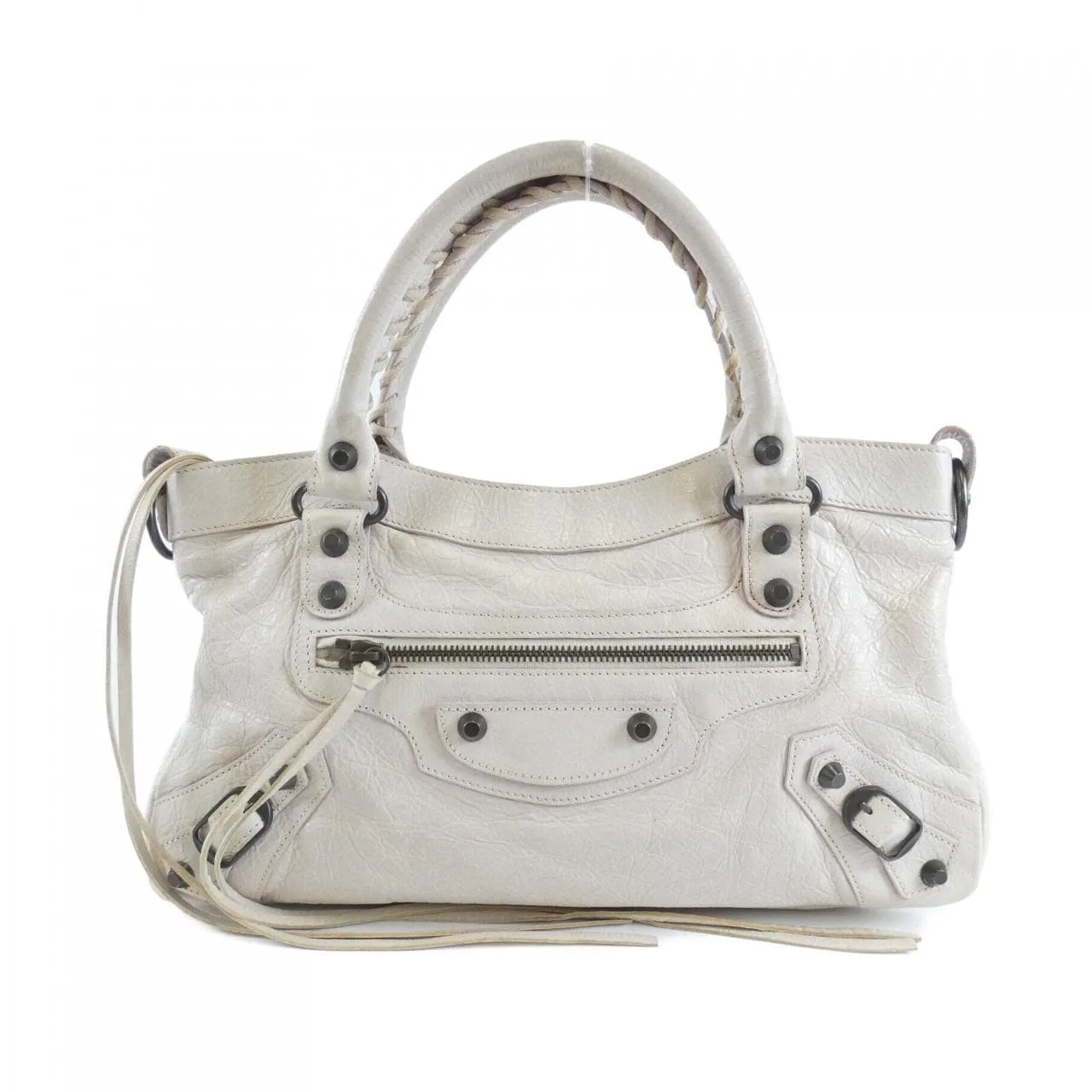 BALENCIAGA 103208 D94JT Handbag Lambskin Black