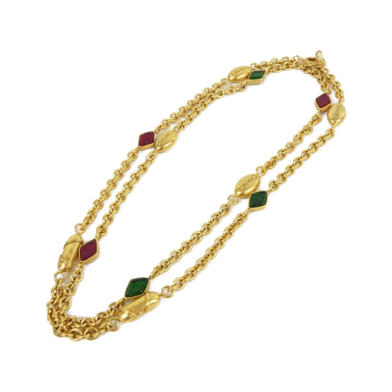 CHANEL Accessories 綠色 中古品A - 縮圖 2