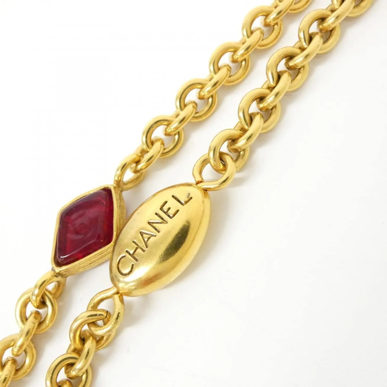 CHANEL Accessories 綠色 中古品A - 縮圖 3